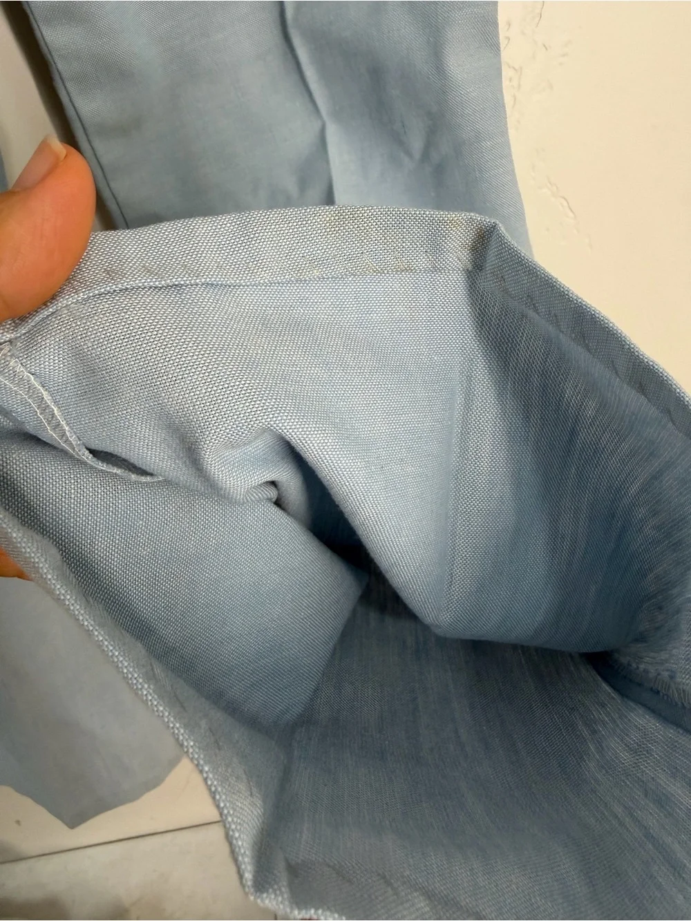 Vintage Billy The Kid Flaired Bell Bottom Baby Blue Pants Youth Size 12 Reg
